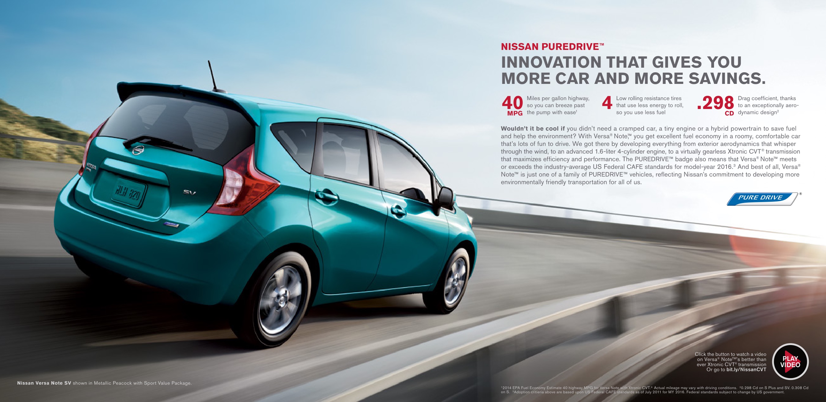 2014 Nissan Versa Note Brochure Page 2